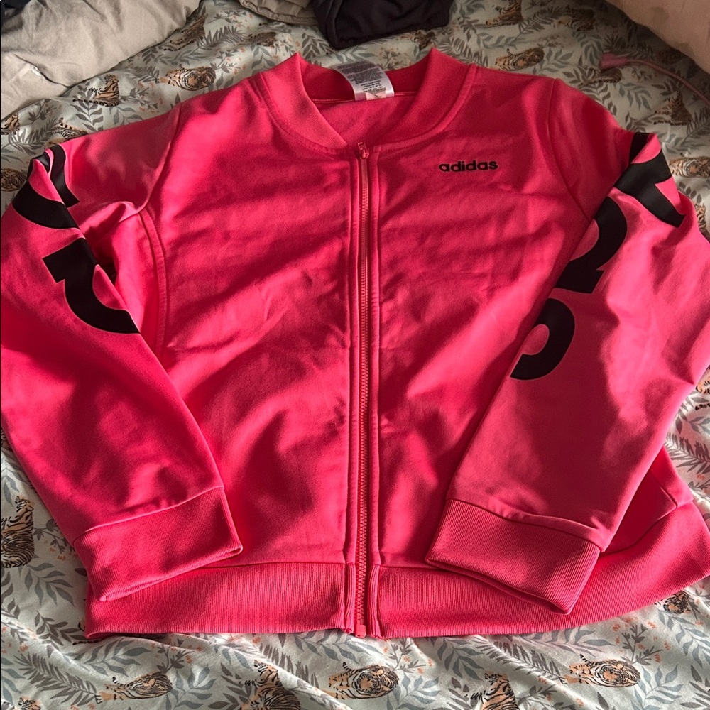 Adidas Bright Pink Track Jacket - XL